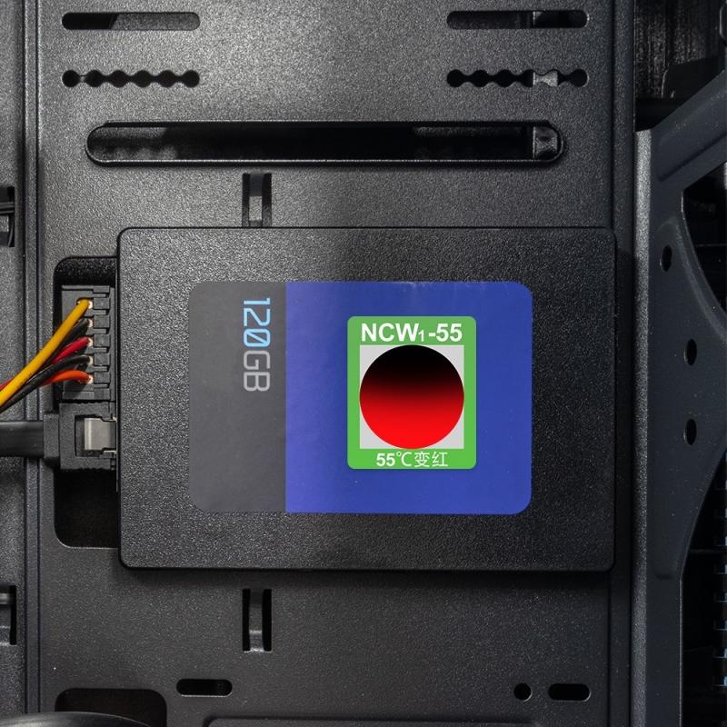 Reversible Temperature indicator Label