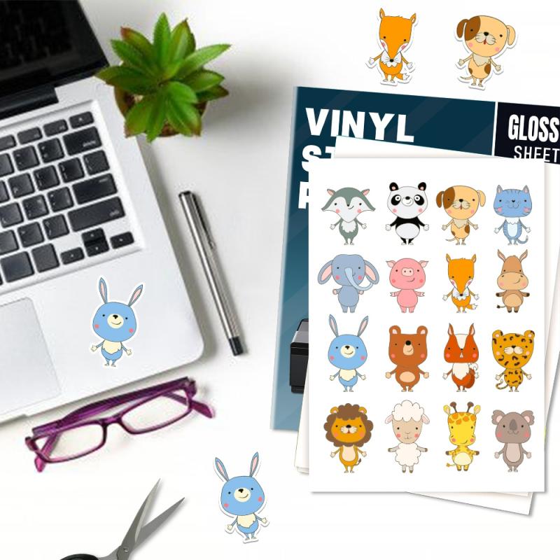 vinyl sticker sheets for inkjet