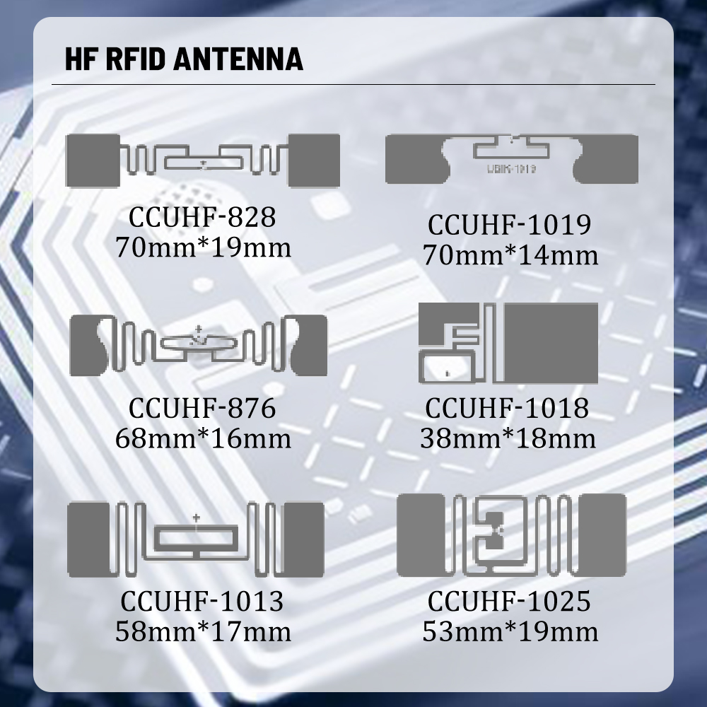Rectangle UHF RFID Label – Flat Design for Broad Coverage