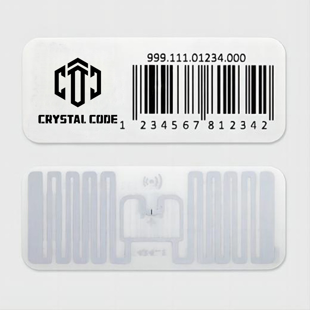 Rectangle UHF RFID Label – Flat Design for Broad Coverage
