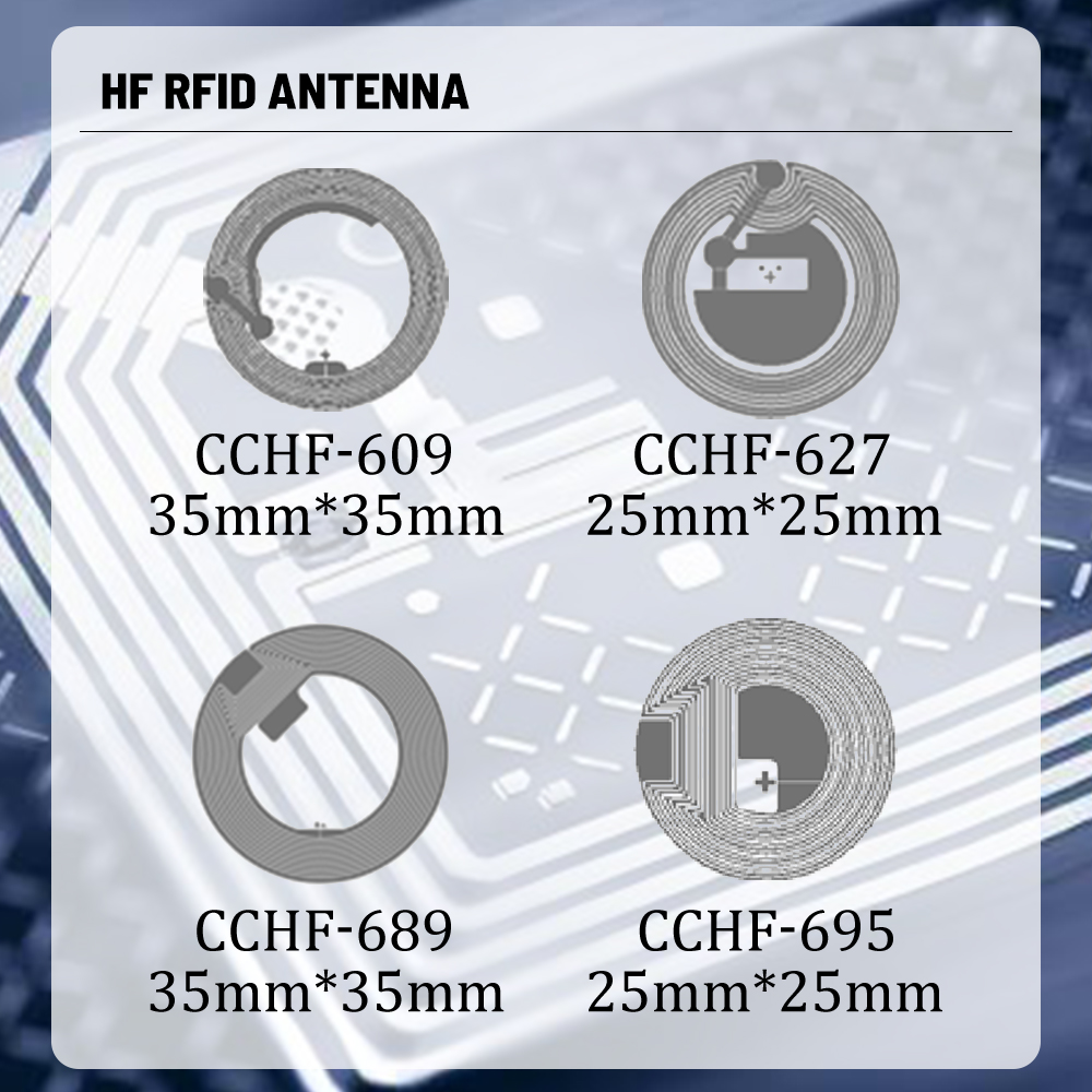 Circular RFID Sticker – Compact Tag for Small Surface Use