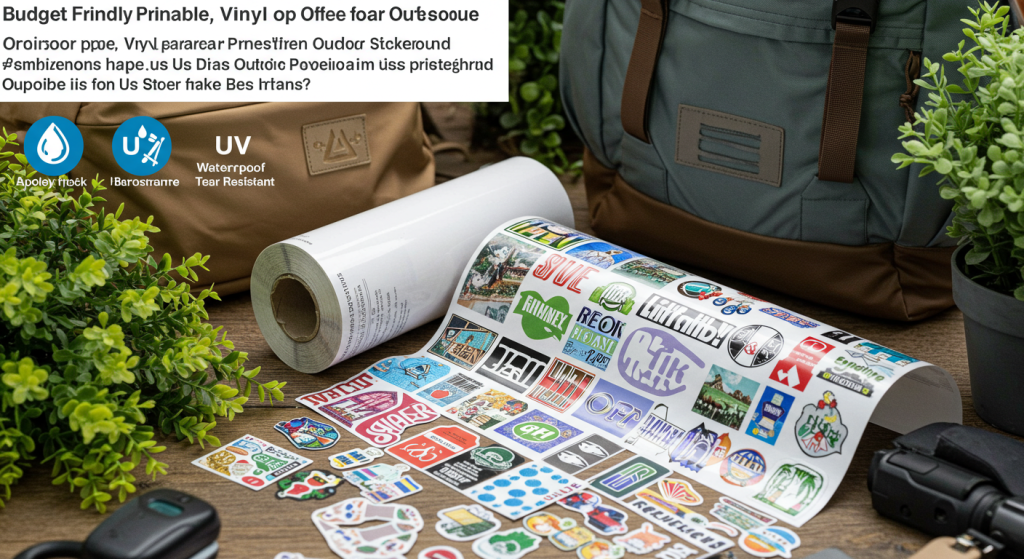 cheap printable vinyl sticker paper for outdoor use