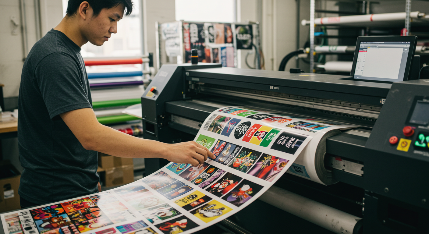 custom vinyl sticker printing