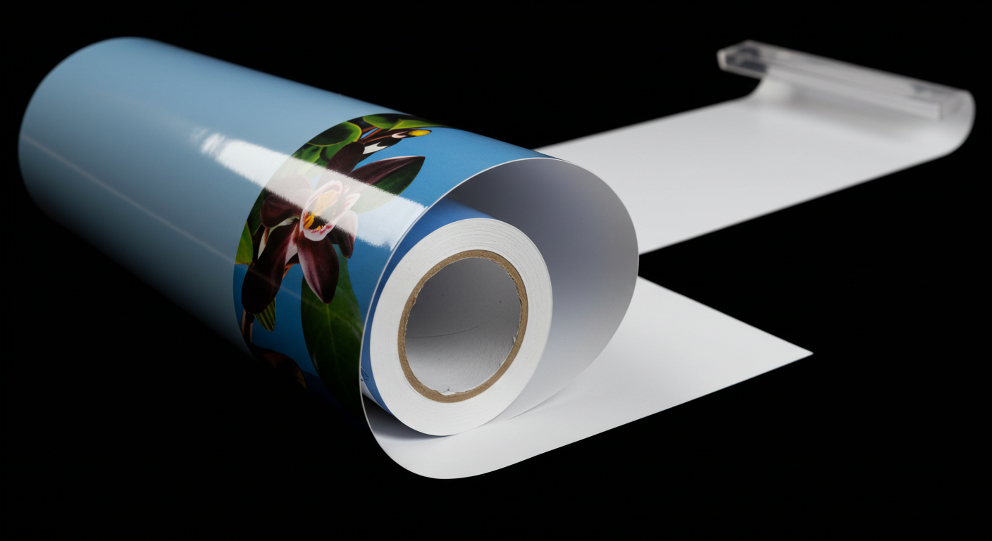 glossy inkjet vinyl sticker paper