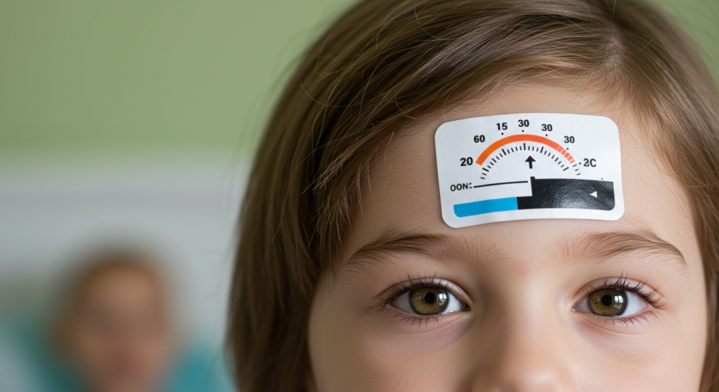 medical temperature indicator sticker