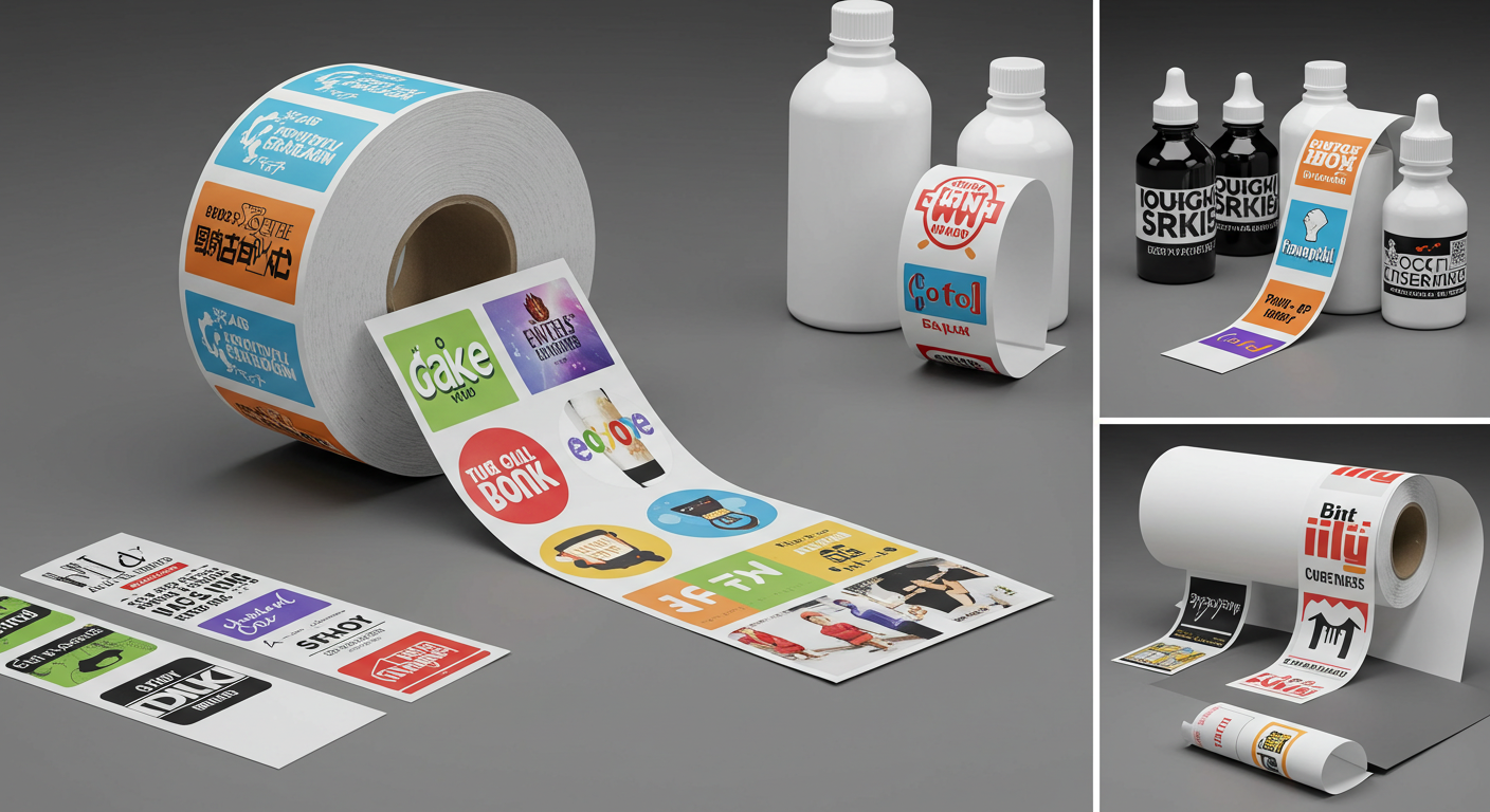 vinyl sticker paper for labels