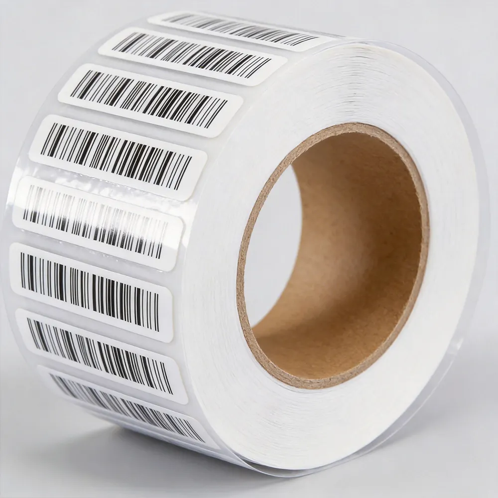 barcode tire curing label for durable barcode data management use