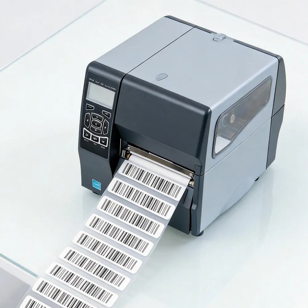 barcode tire curing label for durable barcode data management use