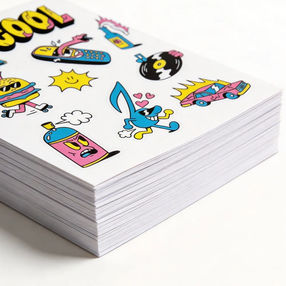 Sticker Splitter Paper Bulk Printable Vinyl Sticker Paper for High-Volume Projects