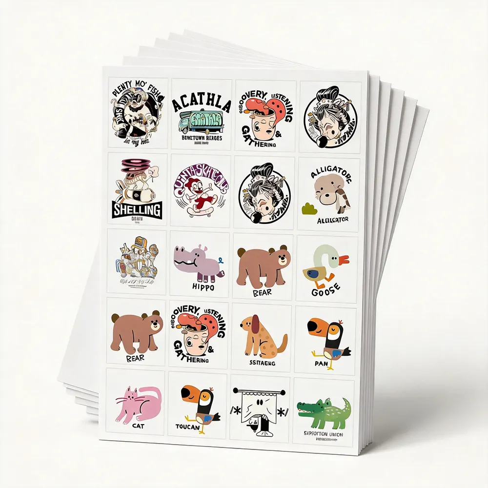 High Resolution Printable Vinyl Sticker Paper for Sharp Labels