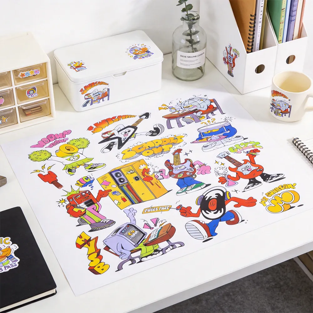 Large Format Vinyl Sticker Paper for Bold, Vivid Prints