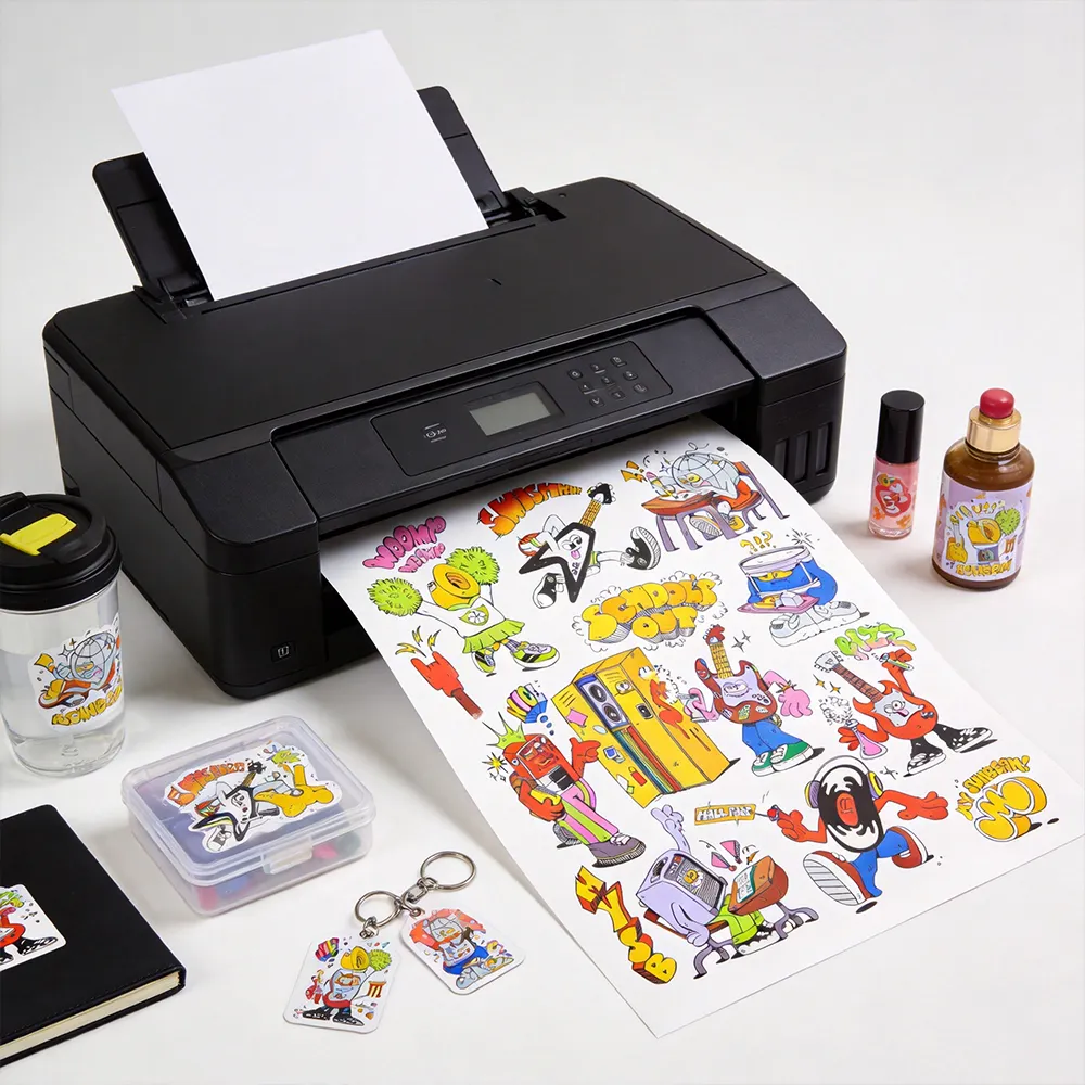 Letter Size Vinyl Sticker Paper for Crisp, Vivid Printing