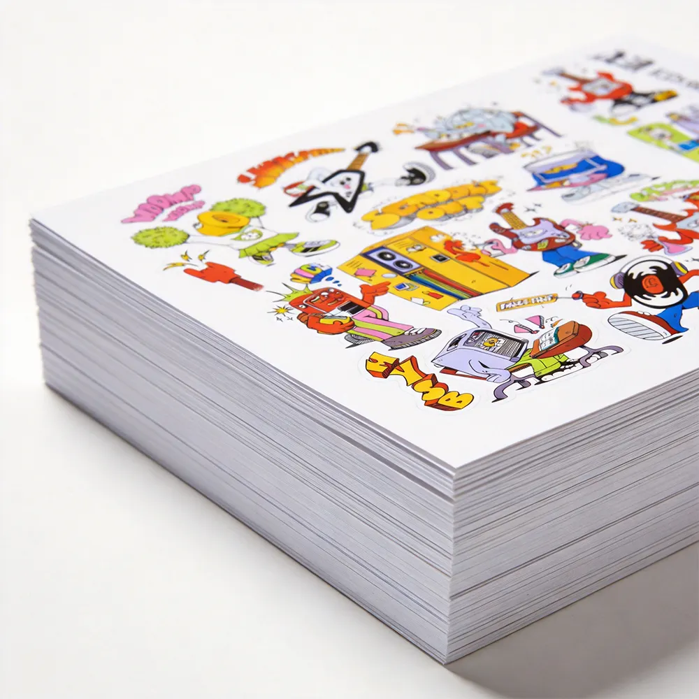 Outdoor Durable Printable Vinyl Sticker Paper for Long-Lasting
