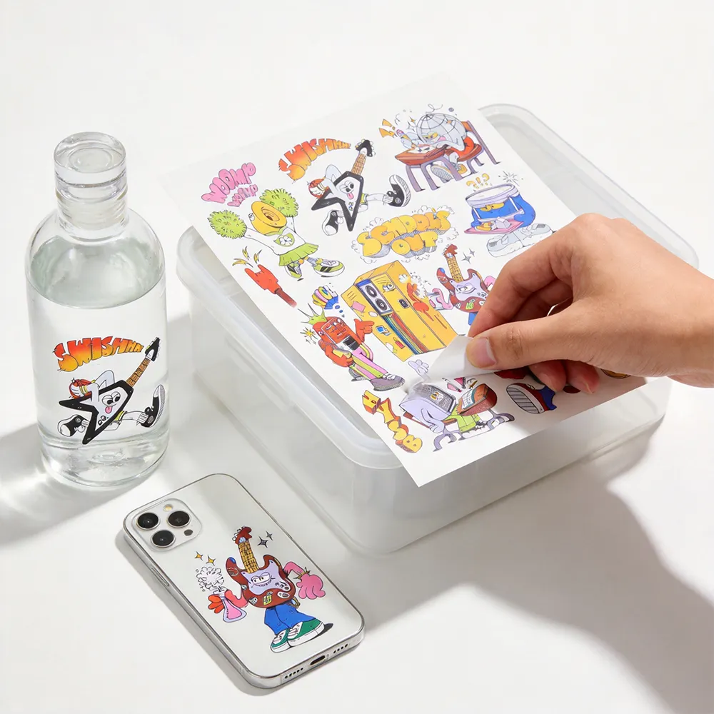 Scratch Resistant Printable Vinyl Sticker Paper for Long-Lasting Decals