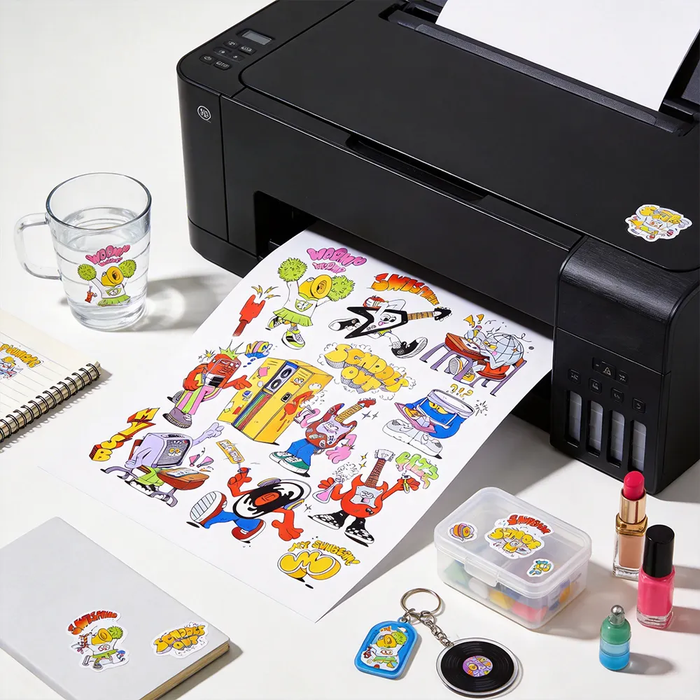Scratch Resistant Printable Vinyl Sticker Paper for Long-Lasting Decals