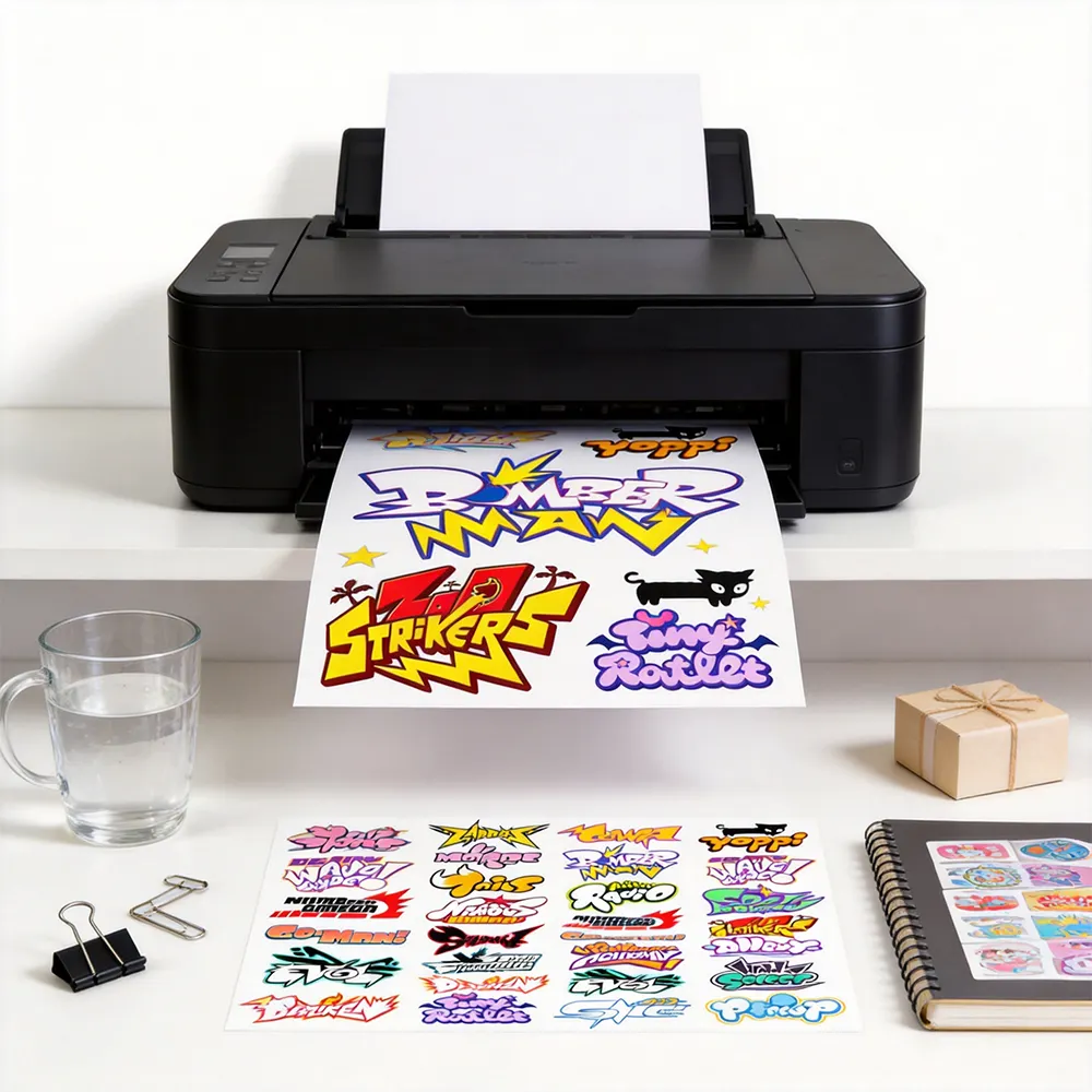 Smudge Proof Printable Vinyl Sticker Paper for Clean, Sharp Prints