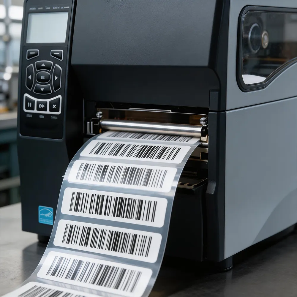Tire Barcode Label for Warehouse Tracking Systems
