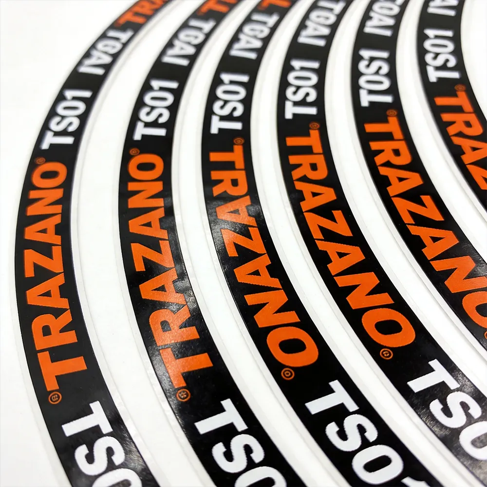 tire curing label for industrial barcode tire tracking solution system