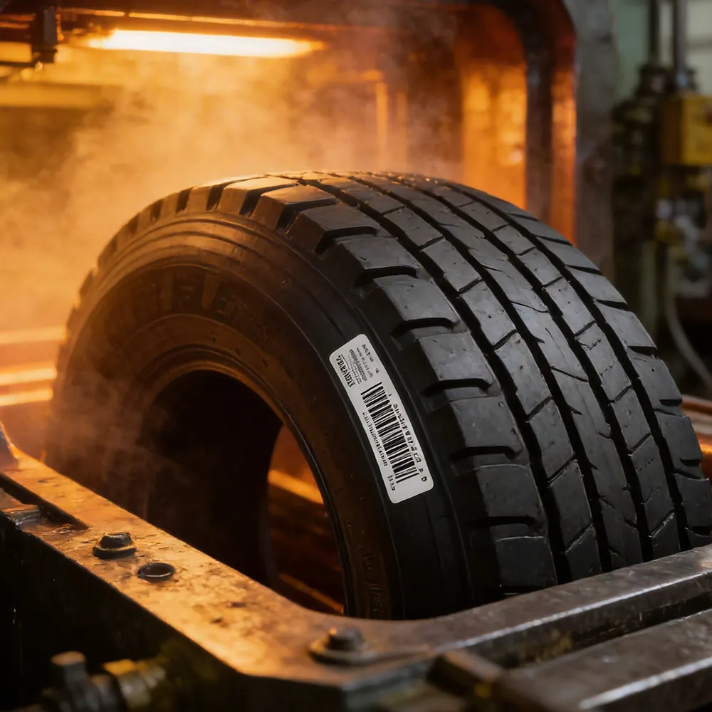 Tire Manufacturing Barcode Label Durable Identification