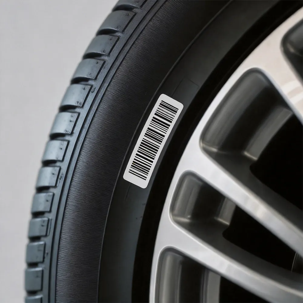 Tire Manufacturing Barcode Label Durable Identification