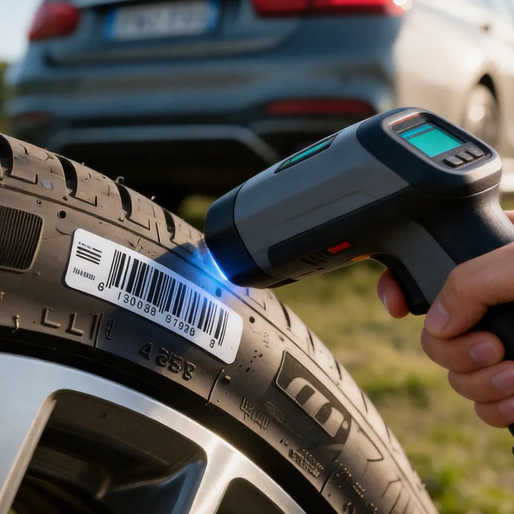 Tire Tracking Label for Manufacturing Process Control