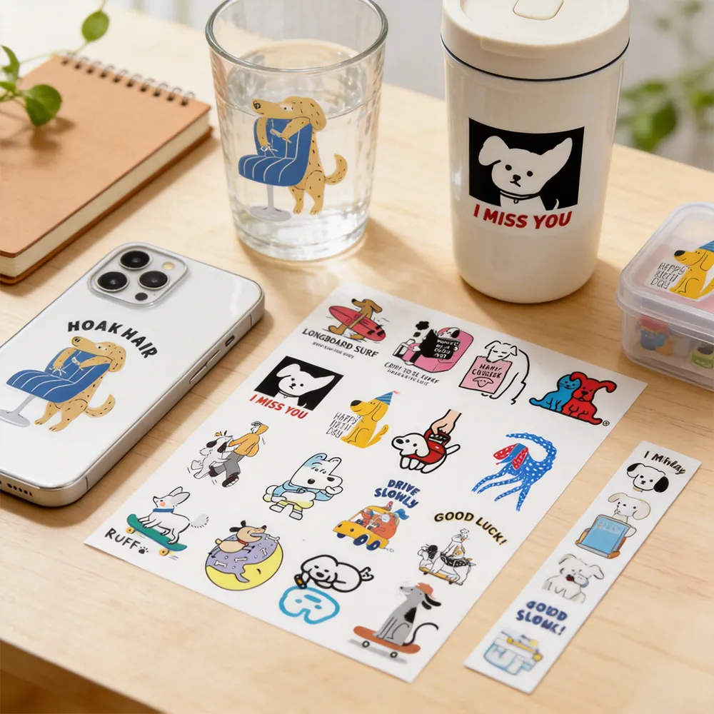 Vinyl For Sticker High-Definition UV Vinyl Sheets for Durable Custom Stickers