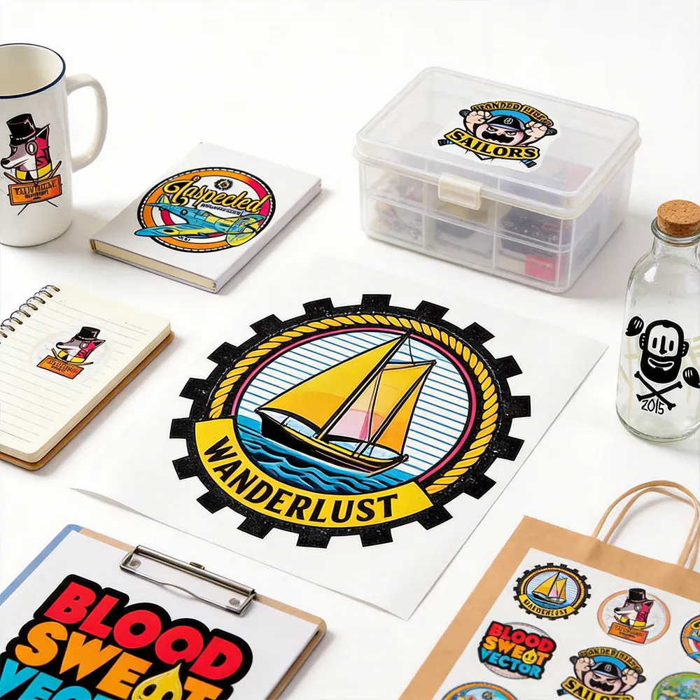 Wide Fit Sticker Wide Format Vinyl Sticker Paper for Large-Scale Printing Projects