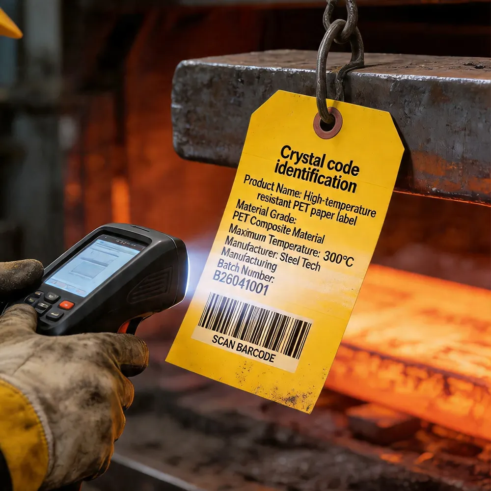 Aluminum Tags For Heat Treatment Used In Metal Heating Work