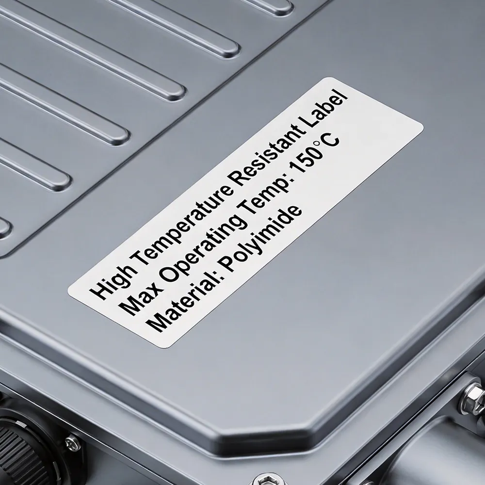 Automotive Heat Resistant Labels For Engine Systems