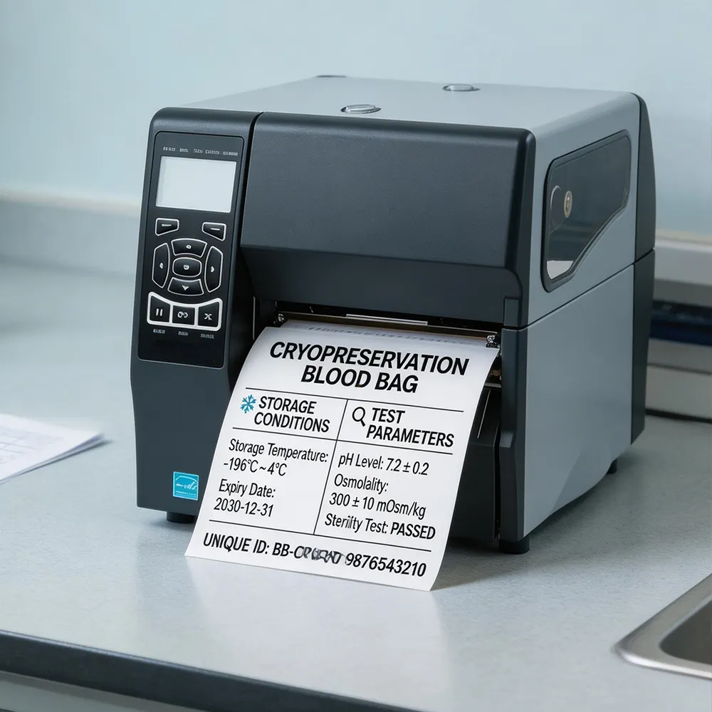 Missing Identification Labels Blood Bag Identification Barcode Labels For Reliable Tracking