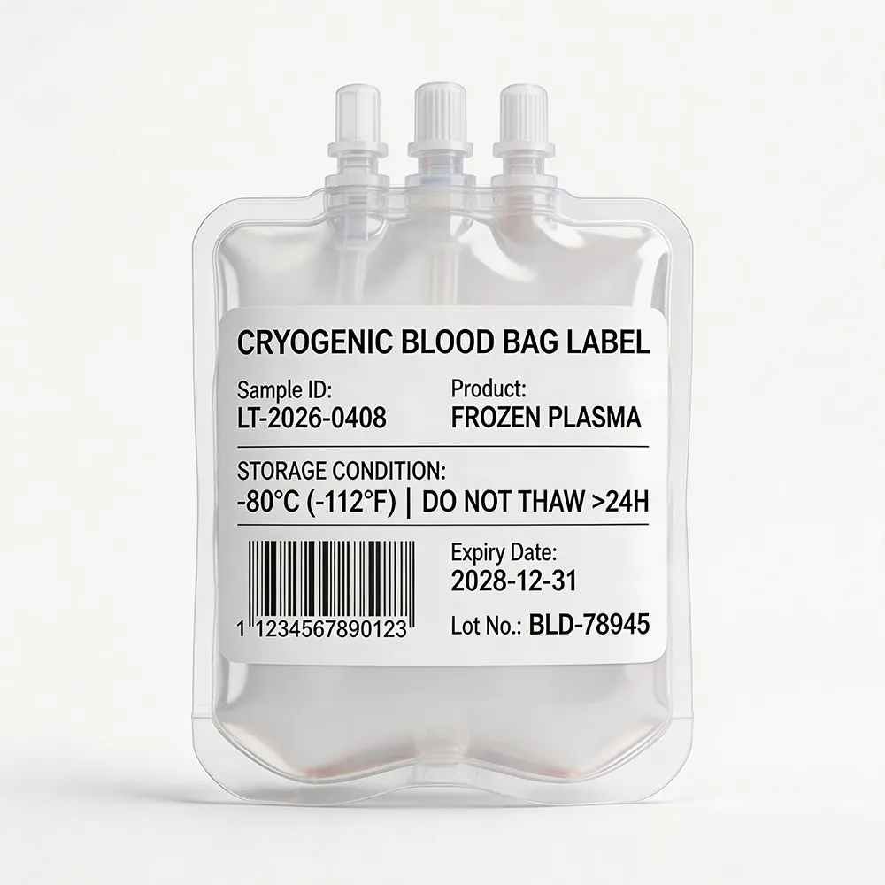 Blood Sample Label