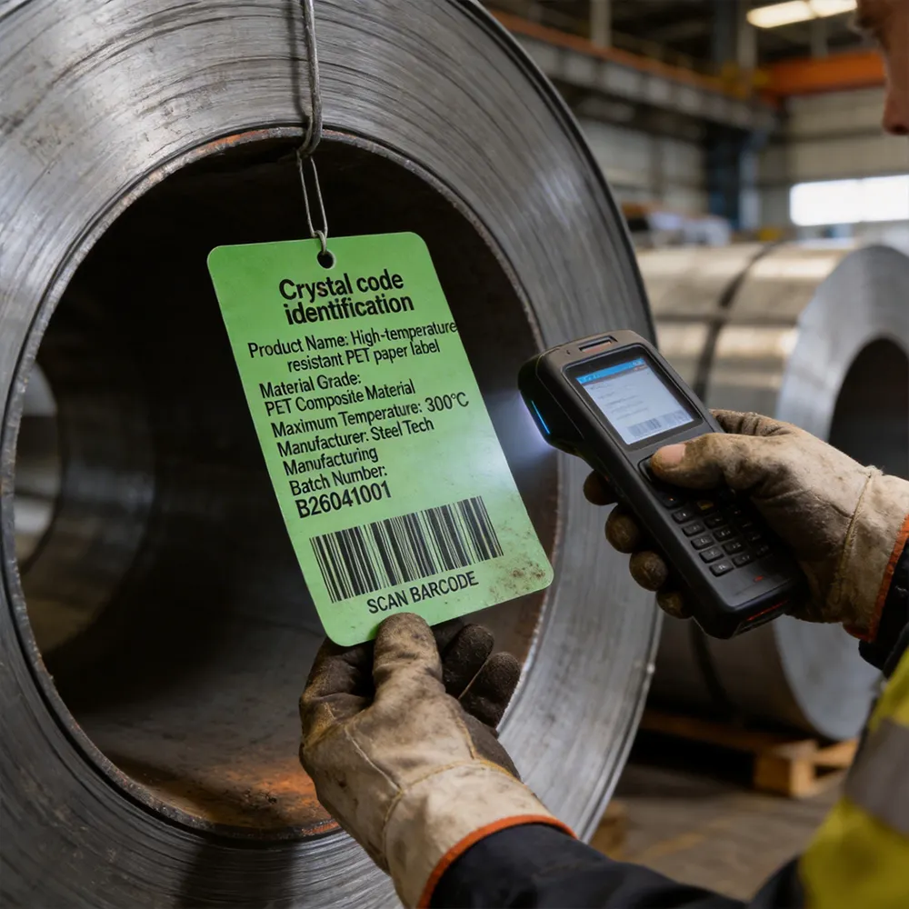 Steel Heat Labels