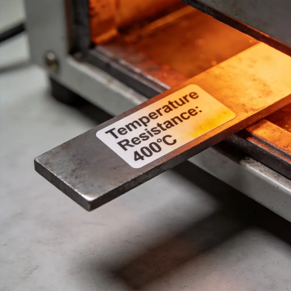 Cold Resistant Sticker Label Heat Resistant Stickers Resist Heat and Chemical Exposure