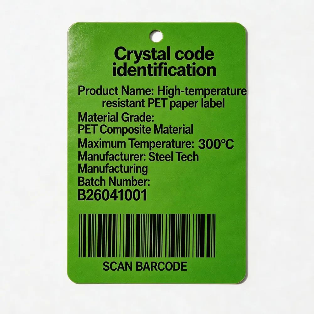 Industrial heat resistant tags