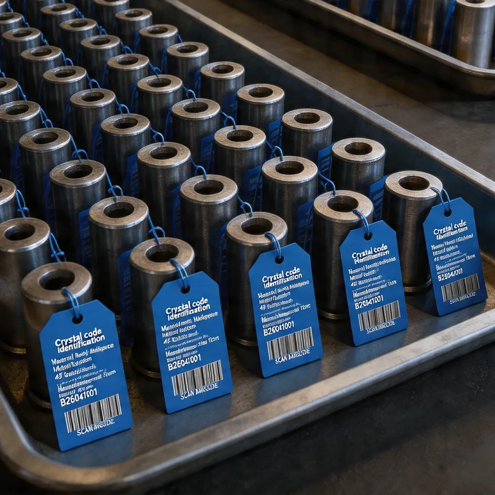 Heat Treatment Tags For Industrial Metal Label Use