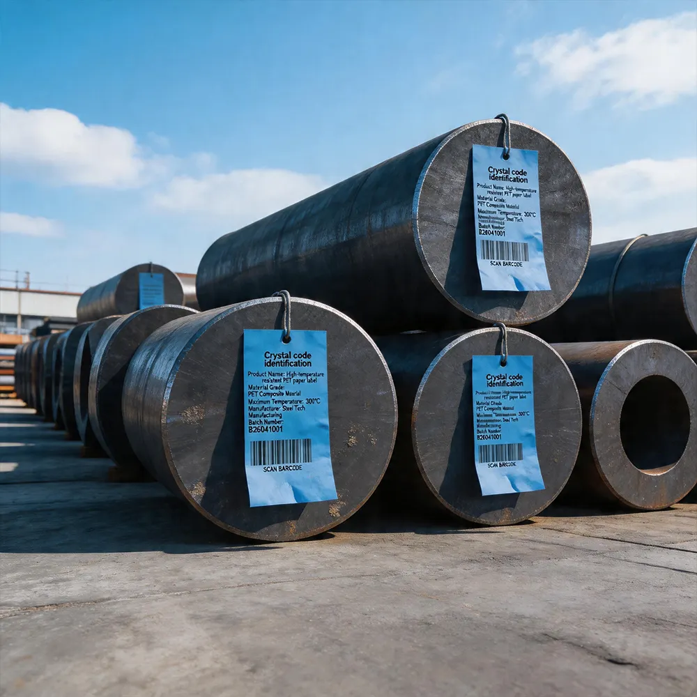 Heat Treatment Tags For Industrial Metal Label Use