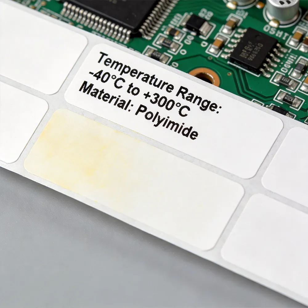 High Temperature Adhesive Labels Resist Peeling Under Heat