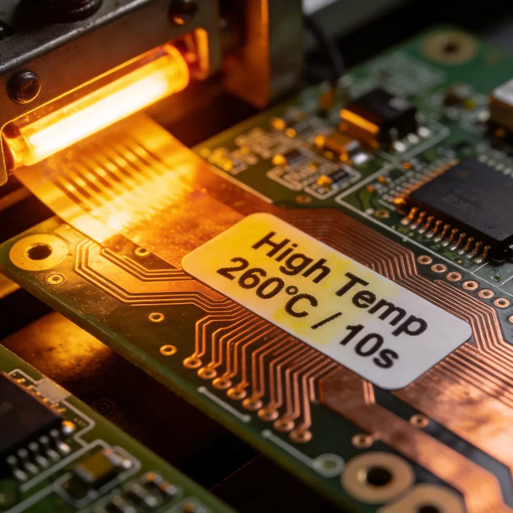 Industrial High Temperature Labels Ensure Accurate Chip IDs
