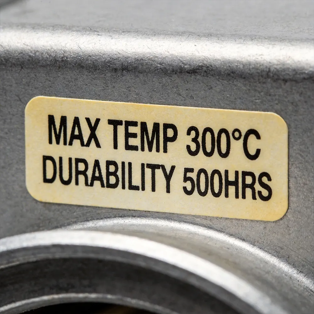 Metal Processing High Temperature Labels For Furnace Systems