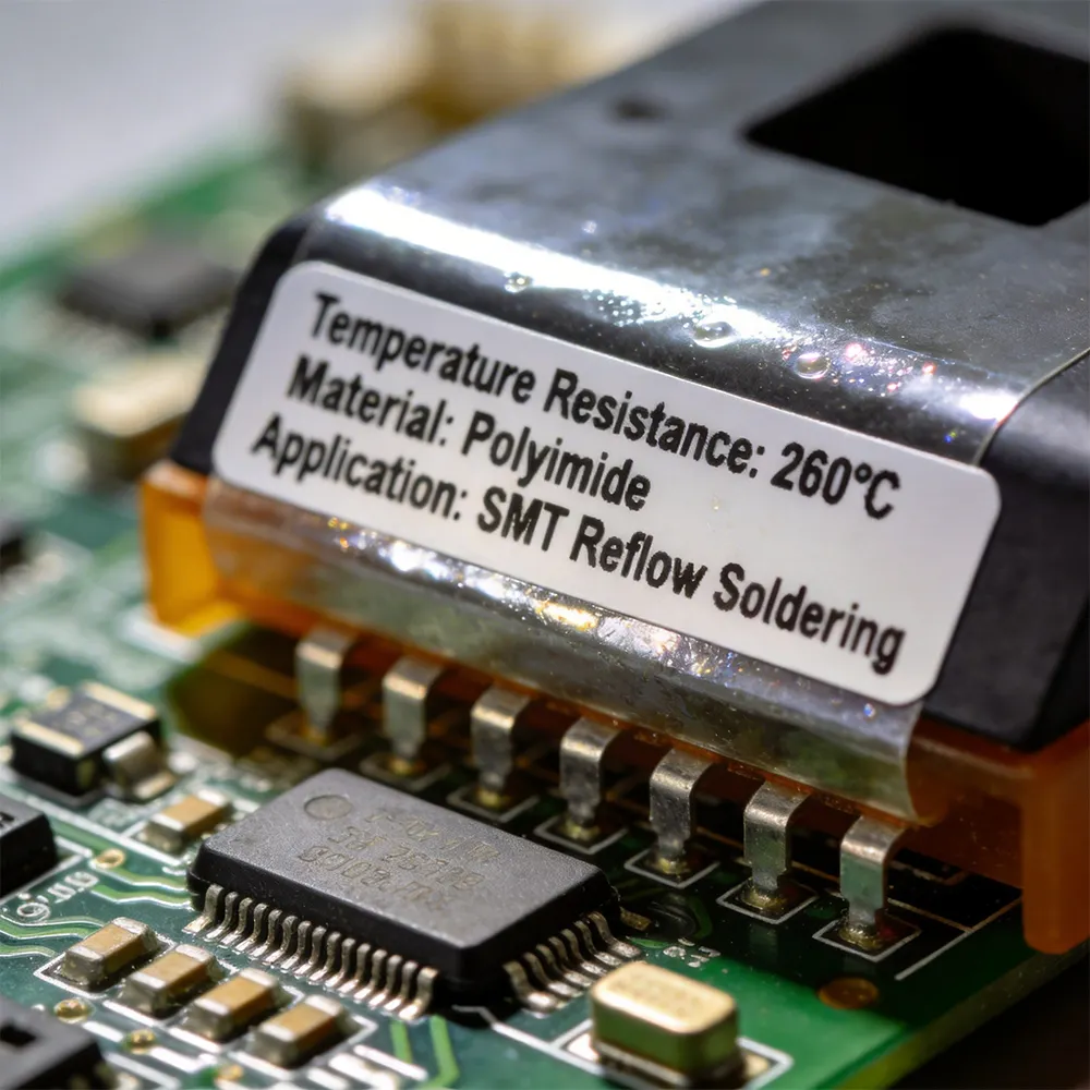 Smt Part Labels Reflow Soldering Labels Designed For Electronic Assembly Lines