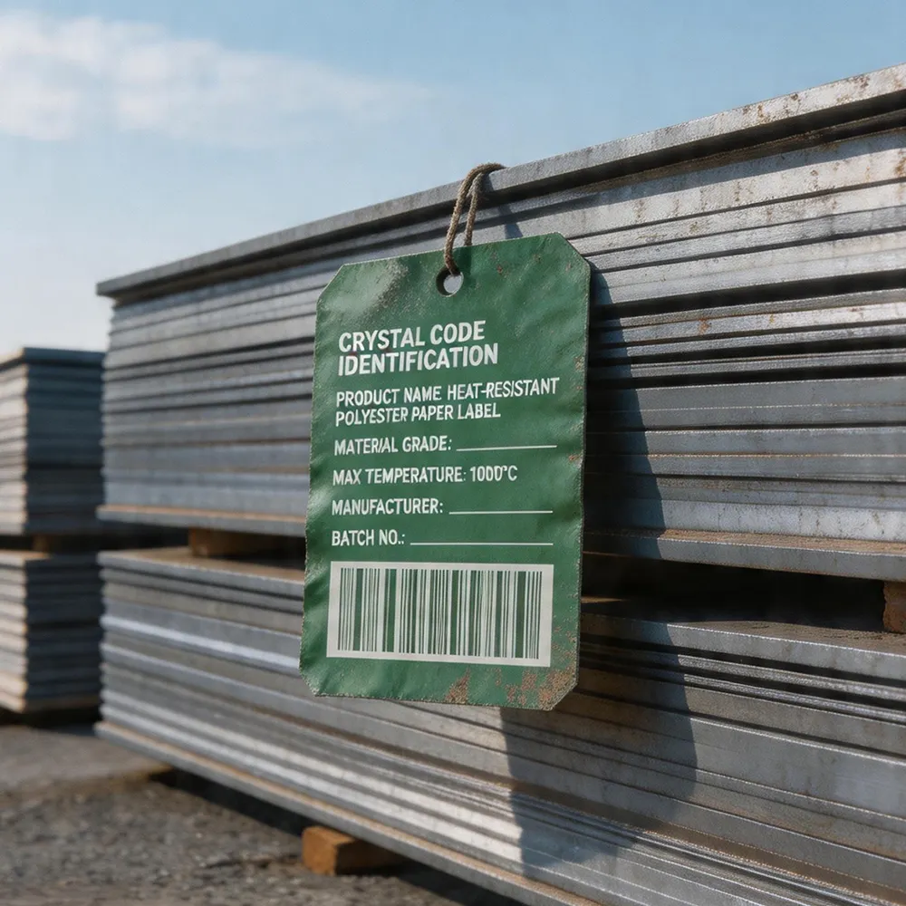 Slab Tracking Labels Heavy Steel Movement Identification