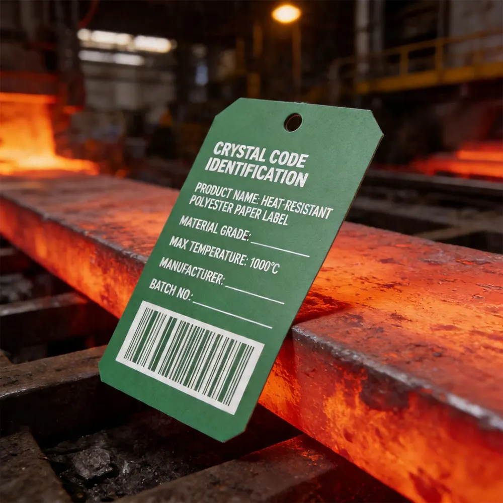 Slab Tracking Labels Heavy Steel Movement Identification