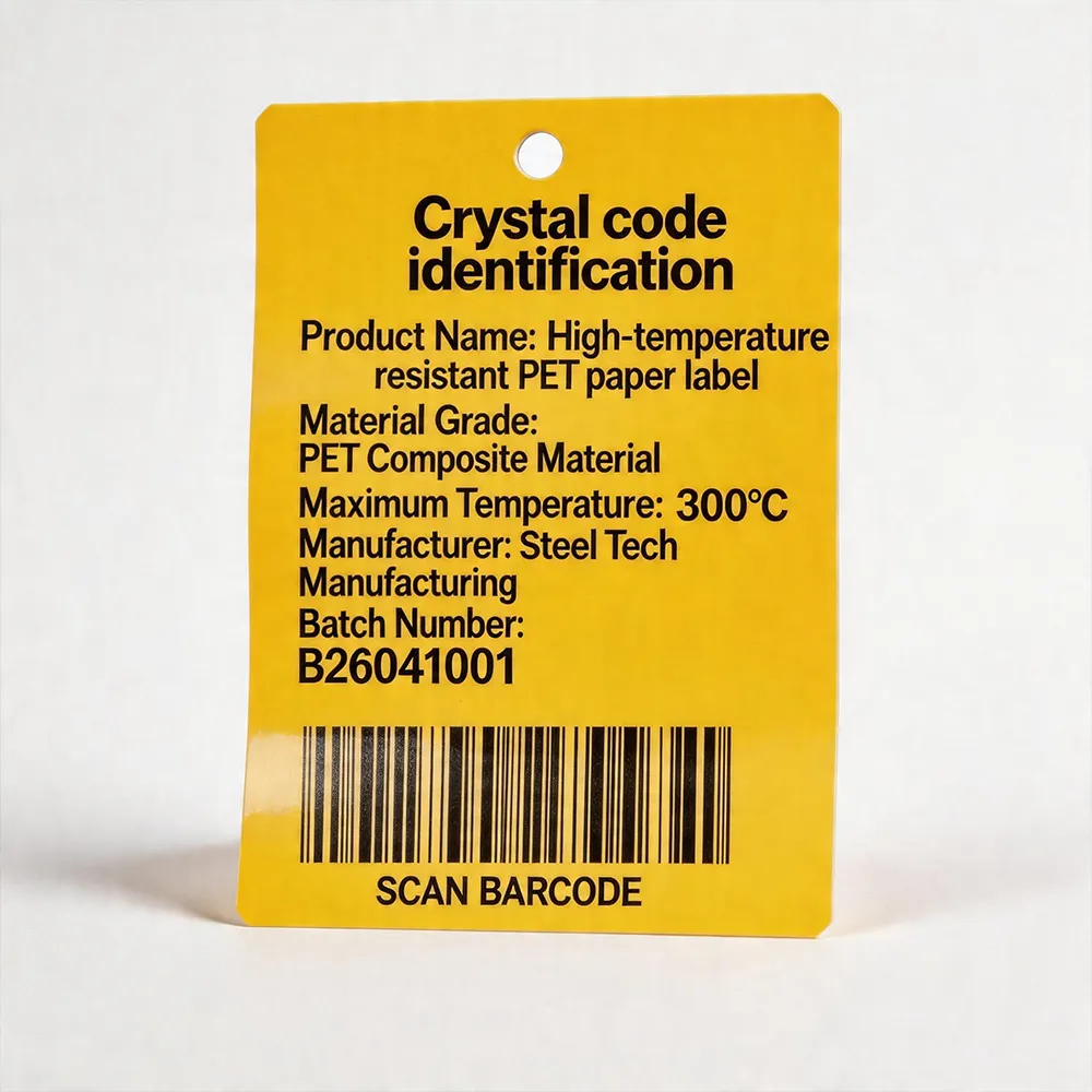 Slab Tracking Tags Securing High-Temperature Surfaces