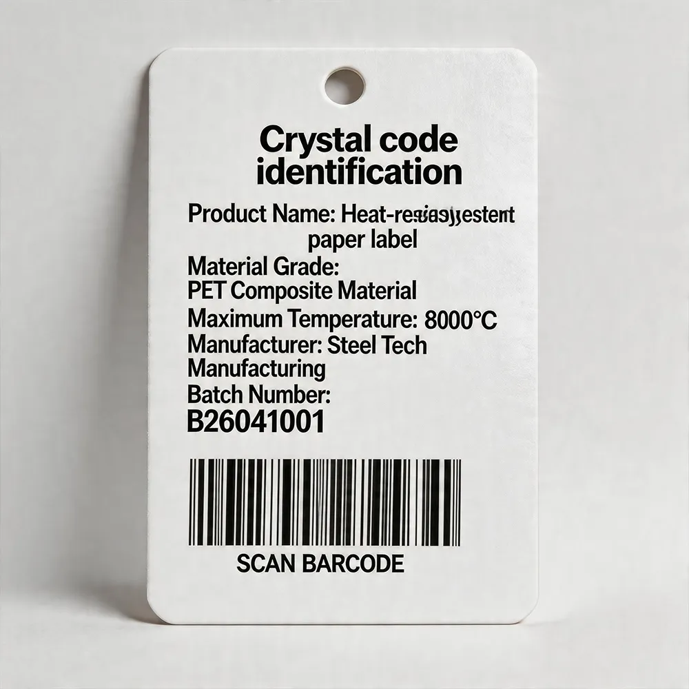 Steel Coil Labels Furnace Output Handling Identification