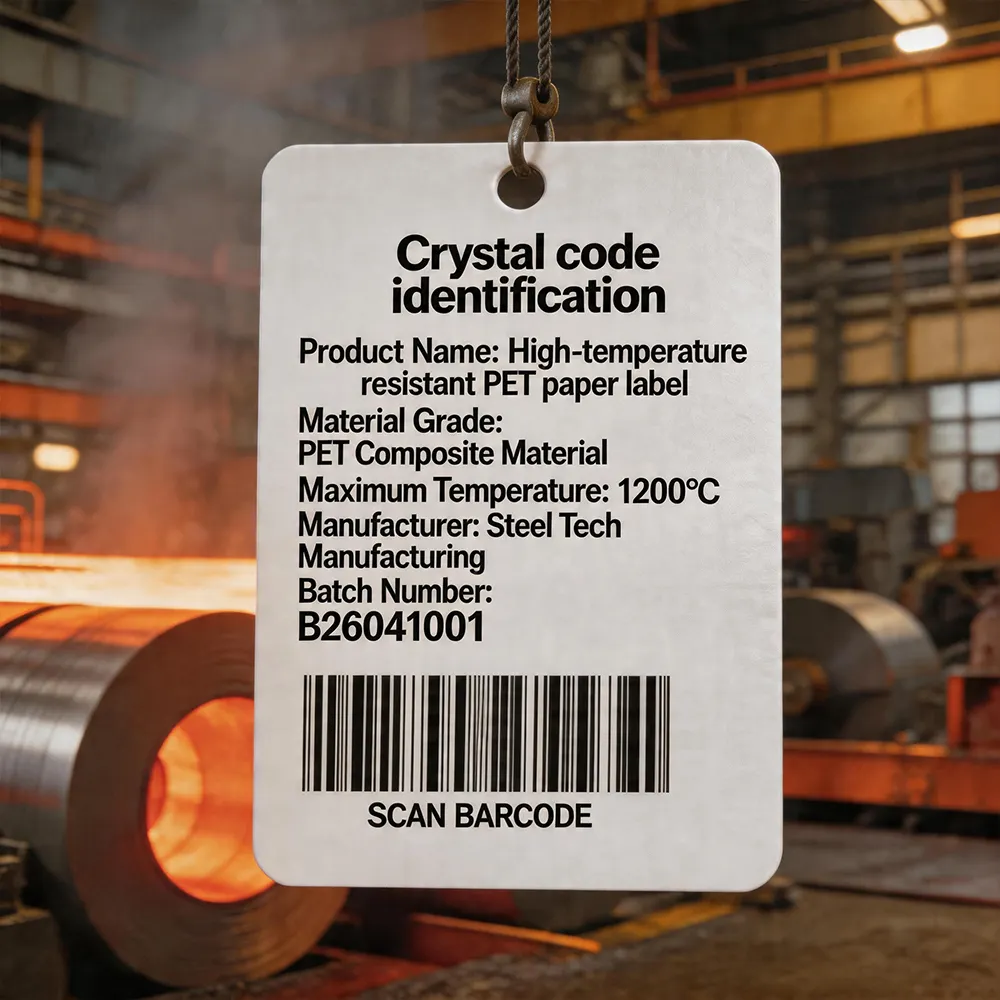 Steel Coil Labels Furnace Output Handling Identification