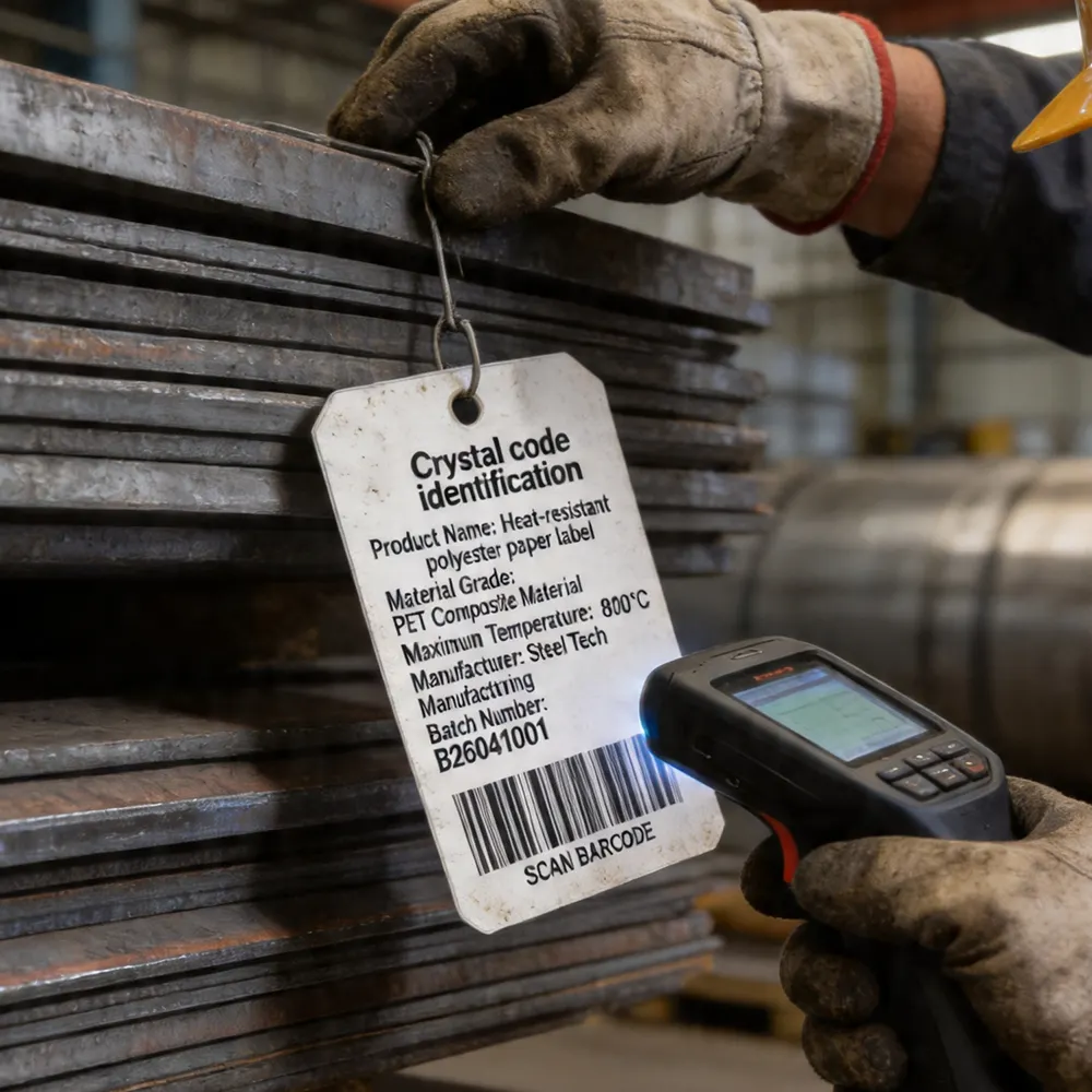 Steel Mill Barcode Labels Metal Production Scan Records