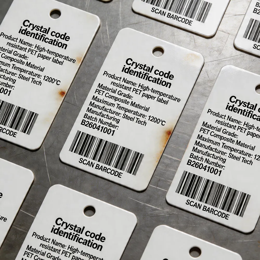 steel warehouse labels