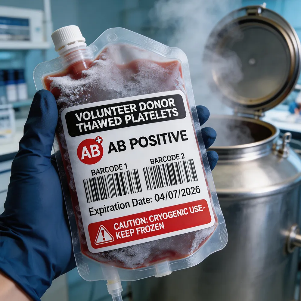 transfusion tracking label