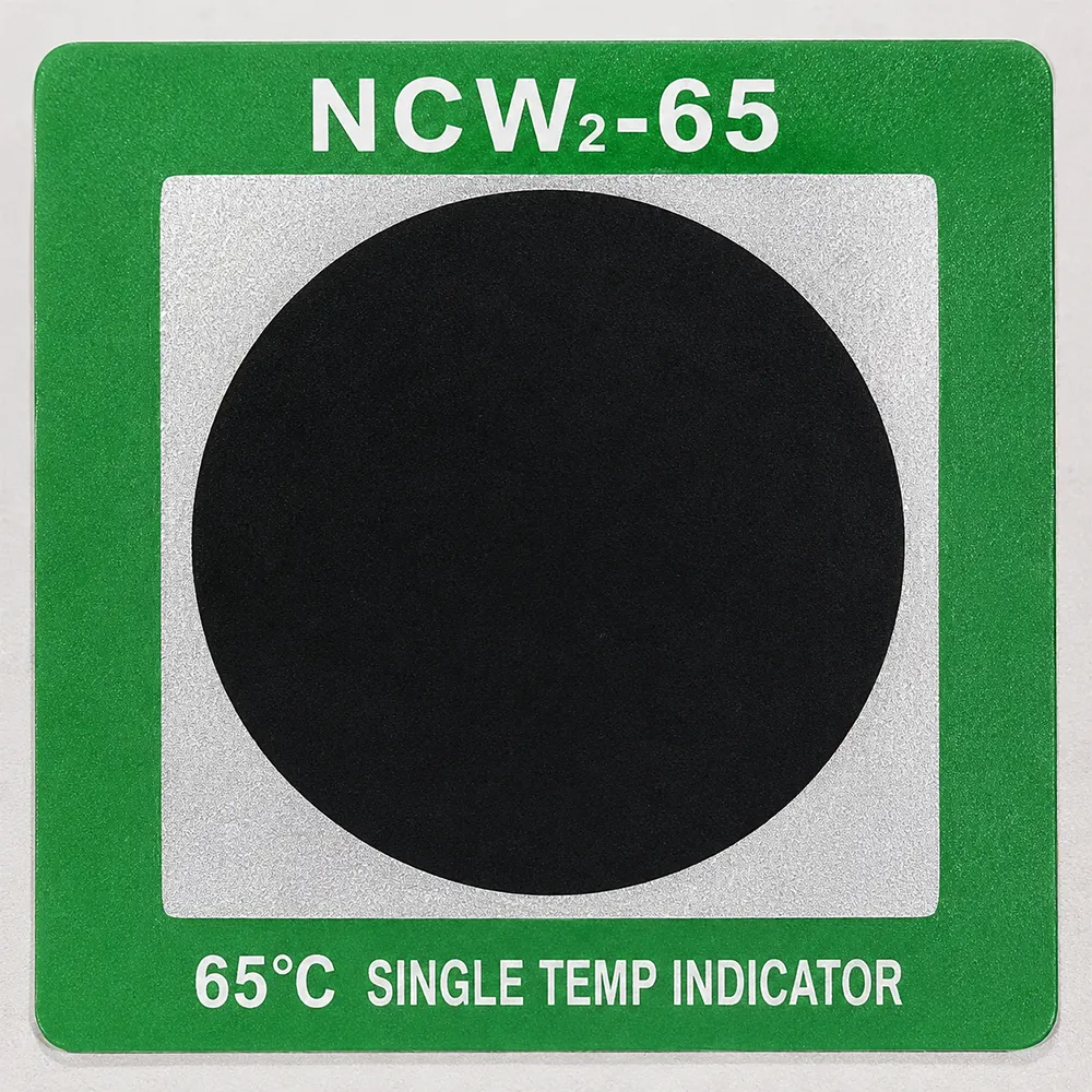 Square Temperature Sticker PVC Temperature Monitoring Sticker for Thermal Tracking