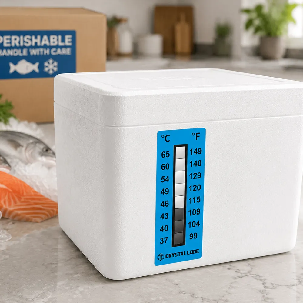 Temperature Storage Sticker Cold Storage Temperature Sticker for cold room checks